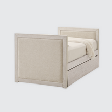 Load image into Gallery viewer, Hamilton Upholstered Twin Daybed with Trundle in Chalk White Finish