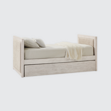 Load image into Gallery viewer, Hamilton Upholstered Twin Daybed with Trundle in Chalk White Finish