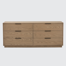 Load image into Gallery viewer, Urban Loft 6-Drawer Dresser in Modern Latte Finish