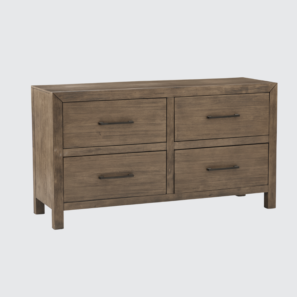 Hamilton 4-Drawer Dresser in Vintage Smoke Finish BunkRoomHome Hamilton 4-Drawer Dresser in Vintage Smoke Finish BunkRoomHome
