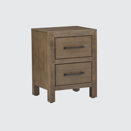 Hamilton 2-Drawer Nightstand in Vintage Smoke Finish