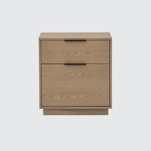 Load image into Gallery viewer, Urban Loft 2-Drawer Nightstand in Modern Latte Finish