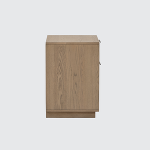Urban Loft 2-Drawer Nightstand in Modern Latte Finish