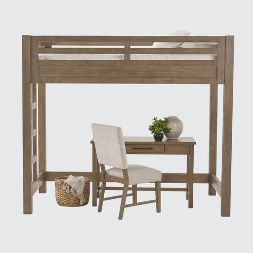Hamilton XL Twin Canopy Bed in Vintage Smoke Finish