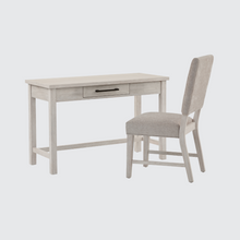 Load image into Gallery viewer, Hamilton Desk &amp; Chair Set in Chalk White Finish