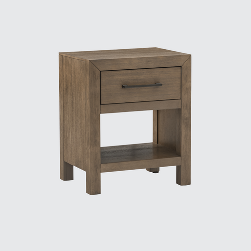 Hamilton 1-Drawer Nightstand in Vintage Smoke Finish