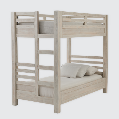 Hamilton XL Twin / XL Twin Bunk Bed in Chalk White Finish