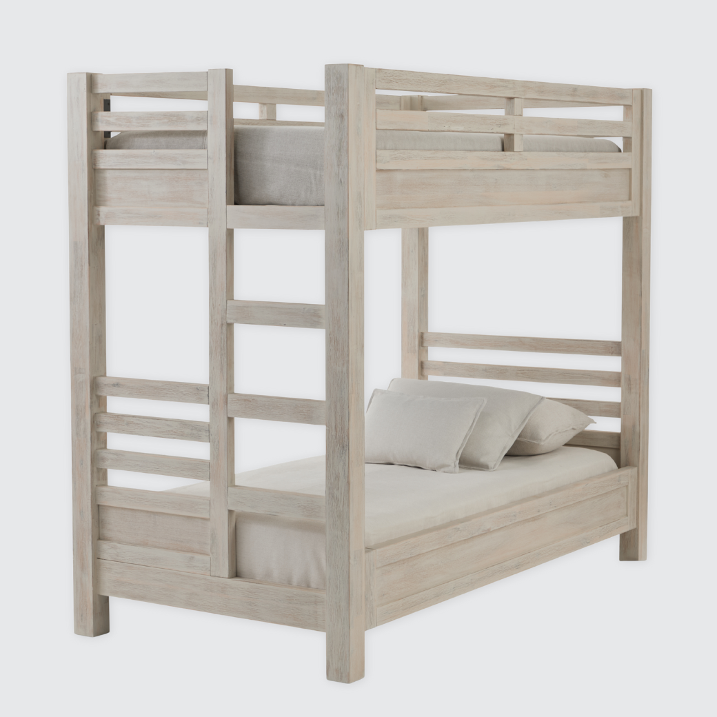 Hamilton XL Twin / XL Twin Bunk Bed in Chalk White Finish