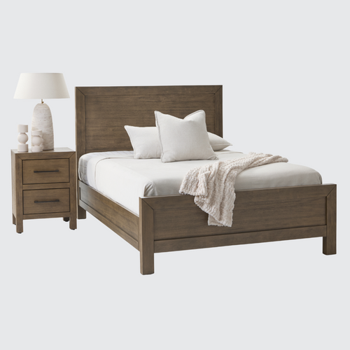 Hamilton Platform Bed in Vintage Smoke Finish