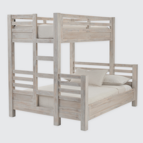 Hamilton XL Twin / Queen Bunk Bed in Chalk White Finish