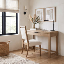 Load image into Gallery viewer, Urban Loft Desk &amp; Chair Set in Modern Latte Finish