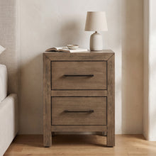 Load image into Gallery viewer, Hamilton 2-Drawer Nightstand in Vintage Smoke Finish
