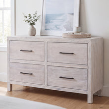 Load image into Gallery viewer, Hamilton 4-Drawer Dresser in Chalk White Finish