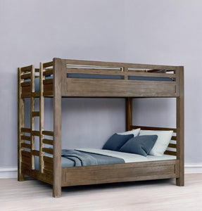 Hamilton Queen / Queen Bunk Bed in Vintage Smoke Finish