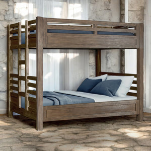 Hamilton Queen / Queen Bunk Bed in Vintage Smoke Finish