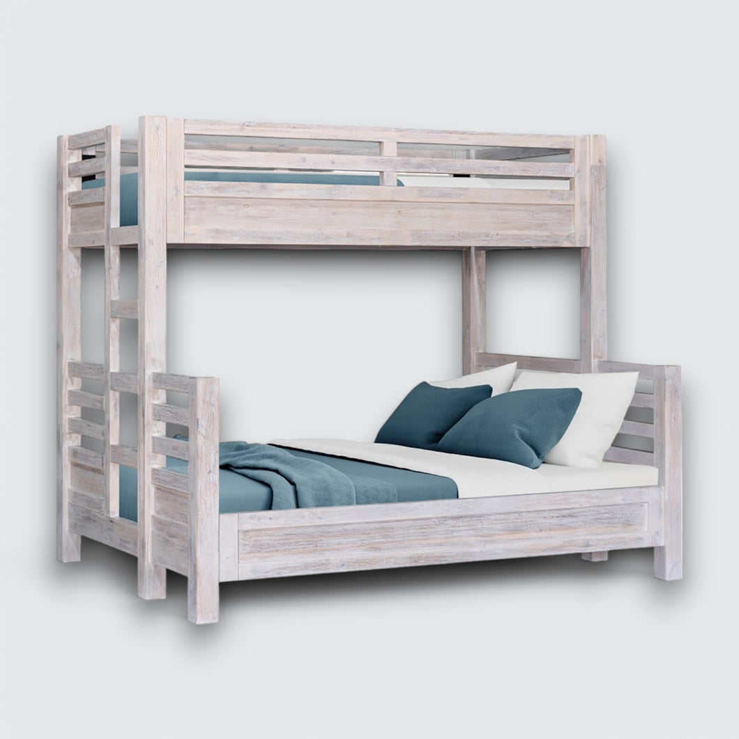 Hamilton XL Twin / Queen Bunk Bed in Chalk White Finish