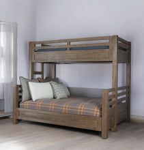 Load image into Gallery viewer, Hamilton XL Twin / Queen Bunk Bed in Vintage Smoke Finish