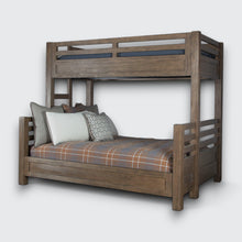 Load image into Gallery viewer, Hamilton XL Twin / Queen Bunk Bed in Vintage Smoke Finish