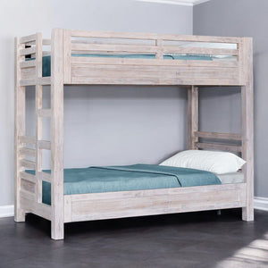 Hamilton XL Twin / XL Twin Bunk Bed in Chalk White Finish