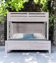 Load image into Gallery viewer, Hamilton Canopy Bed with King Bed in Chalk White Finish