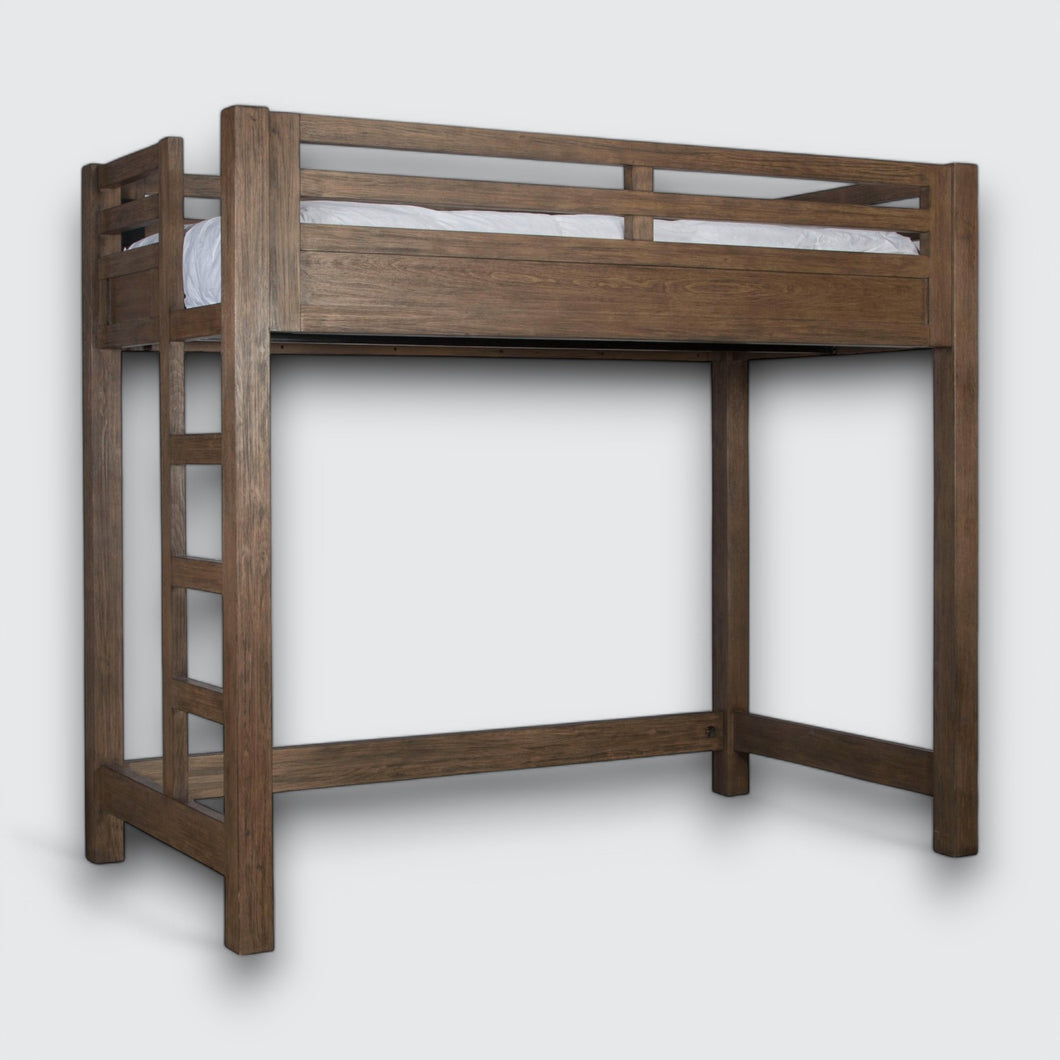 Hamilton XL Twin Canopy Bed in Vintage Smoke Finish