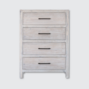 Hamilton 4-Drawer Chest in Chalk White Finish