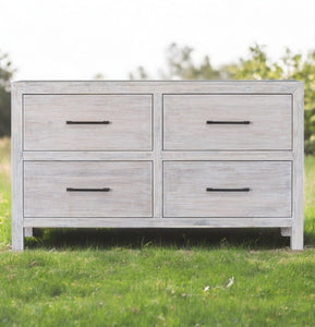 Hamilton 4 Drawer Dresser in Chalk White Finish