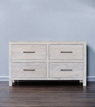 Load image into Gallery viewer, Hamilton 4 Drawer Dresser in Chalk White Finish