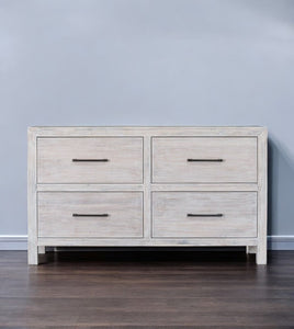 Hamilton 4 Drawer Dresser in Chalk White Finish