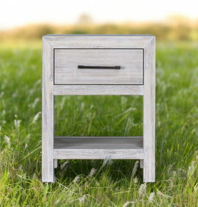 Hamilton 1 Drawer Nightstand in Chalk White Finish