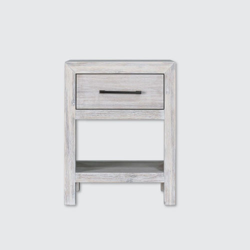 Hamilton 1-Drawer Nightstand in Chalk White Finish