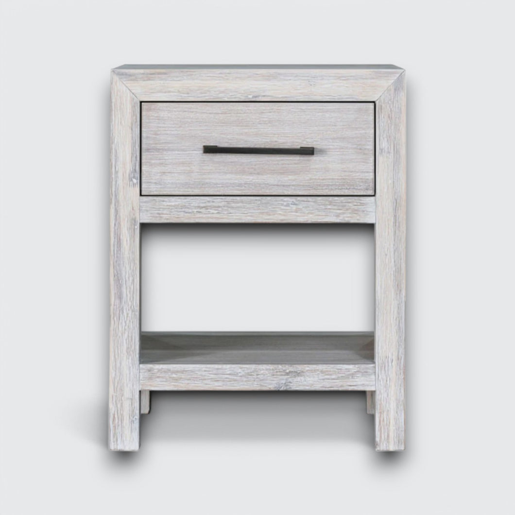 Hamilton 1 Drawer Nightstand in Chalk White Finish