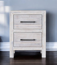 Load image into Gallery viewer, Hamilton 2 Drawer Nightstand in Chalk White Finish