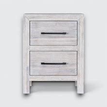 Load image into Gallery viewer, Hamilton 2 Drawer Nightstand in Chalk White Finish