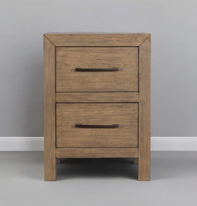 Hamilton 2 Drawer Nightstand in Vintage Smoke Finish