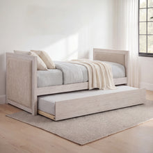 Load image into Gallery viewer, Hamilton Upholstered Twin Daybed with Trundle in Chalk White Finish