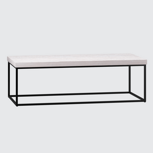 Hamilton Rectangular Cocktail Table in Chalk White Finish