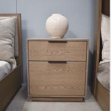 Load image into Gallery viewer, Urban Loft 2-Drawer Nightstand in Modern Latte Finish