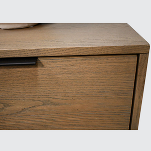 Urban Loft 1-Drawer Nightstand in Modern Latte Finish