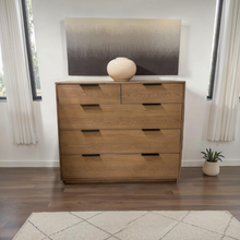 Load image into Gallery viewer, Urban Loft 5-Drawer Chest in Modern Latte Finish