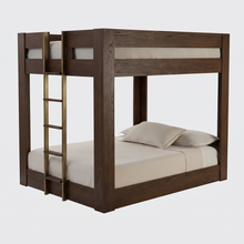 Load image into Gallery viewer, Urban Loft Queen / Queen Bunk Bed in Dark Roast Finish