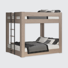 Load image into Gallery viewer, Urban Loft Queen / Queen Bunk Bed in Modern Latte Finish
