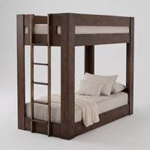 Load image into Gallery viewer, Urban Loft XL Twin / XL Twin Bunk Bed in Dark Roast Finish