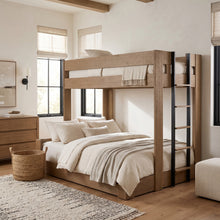Load image into Gallery viewer, Urban Loft XL Twin / Queen Bunk Bed in Modern Latte Finish