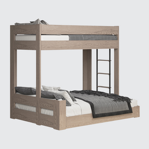 Urban Loft XL Twin / Queen Bunk Bed in Modern Latte Finish