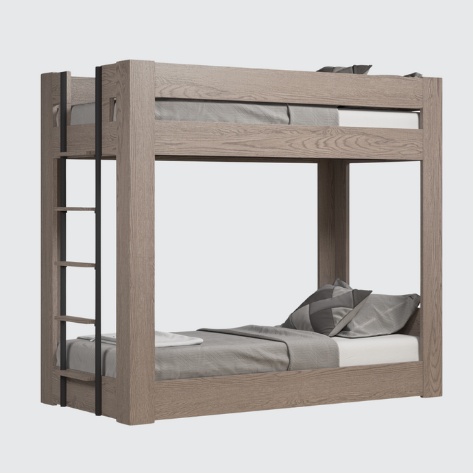 Urban Loft XL Twin / XL Twin Bunk Bed in Modern Latte Finish