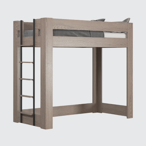 Urban Loft XL Twin Canopy Bed in Modern Latte Finish