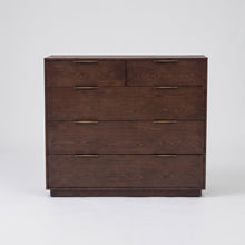 Load image into Gallery viewer, Urban Loft 5-Drawer Chest in Dark Roast Finish