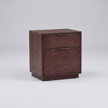 Load image into Gallery viewer, Urban Loft 2-Drawer Nightstand in Dark Roast Finish