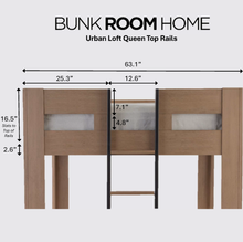 Load image into Gallery viewer, Urban Loft Queen / Queen Bunk Bed in Modern Latte Finish